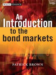Front cover of An Introduction to the Bond Markets by Patrick J Brown