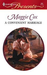 Cover of A Convenient Marriage by Maggie Cox