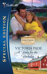 Cover of A Baby for the Bachelor by Victoria Pade
