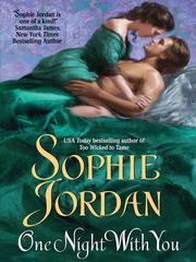 Front cover of One Night With You by Sophie Jordan
