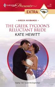 Front cover of The Greek Tycoon's Reluctant Bride by Kate Hewitt