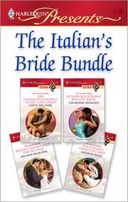 Cover of The Italian's Bride Bundle by Cathy Williams