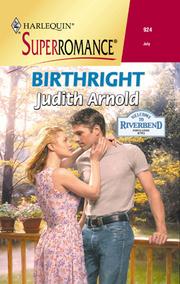 Cover of Birthright by Judith Arnold