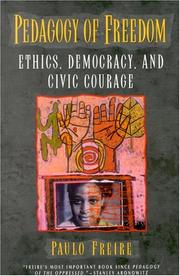 Front cover of Pedagogy of Freedom by Paulo Freire