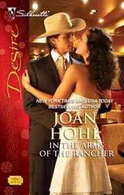 Front cover of In the Arms of the Rancher by Joan Hohl