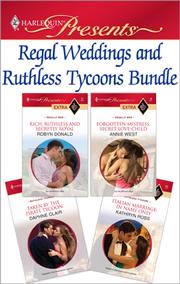 Front cover of Regal Weddings and Ruthless Tycoons Bundle by Robyn Donald