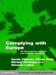 Cover of Complying with Europe by Gerda Falkner