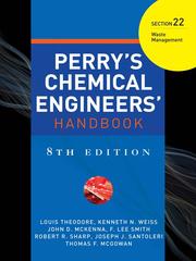 Front cover of Perry's Chemical Engineers' Handbook, Section 22 by Don W Green