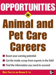 Front cover of Opportunities in Animal and Pet Careers by Mary Price Lee