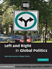 Front cover of Left and Right in Global Politics by Alain Noel
