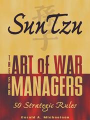 Front cover of Sun Tzu - The Art of War for Managers by Gerald A. Michaelson
