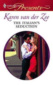Front cover of The Italian's Seduction by Karen Van Der Zee