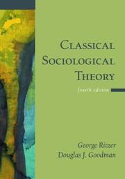 Cover of Classical sociological theory by George Ritzer