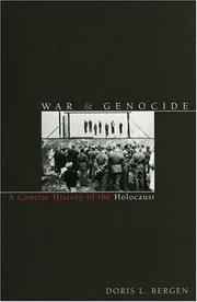 Cover of War & genocide by Doris L. Bergen