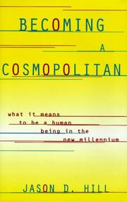 Cover of Becoming a Cosmopolitan by Jason D. Hill