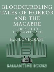 Front cover of Bloodcurdling Tales of Horror and the Macabre by H.P. Lovecraft