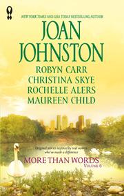 Cover of More Than Words, Volume 6 by Joan Johnston