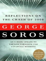 Cover of Reflections on the Crash of 2008 and What It Means by George Soros