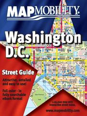 Cover of MapMobility Washington D.C. Street Guide by Unknown