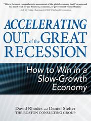 Front cover of Accelerating out of the Great Recession by David Rhodes