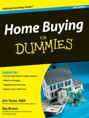 Front cover of Home Buying For Dummies® by Eric Tyson