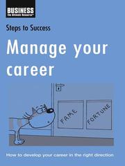 Cover of Manage Your Career by Adam and Charles Black (Firm)