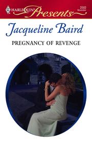 Cover of Pregnancy of Revenge by Jacqueline Baird