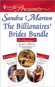 Cover of The Billionaires' Brides Bundle by Sandra Marton