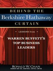 Cover of Behind the Berkshire Hathaway Curtain by Ronald Chan