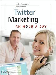 Cover of Twitter Marketing by Hollis Thomases