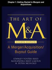 Cover of Getting Started in Mergers and Acquisitions by Stanley Foster Reed