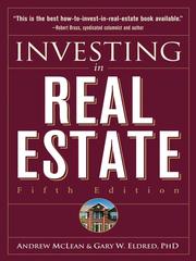 Front cover of Investing in Real Estate by Paul McGreevy