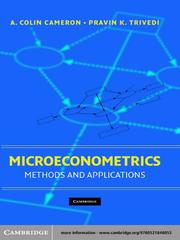 Cover of Microeconometrics by A. Colin Cameron