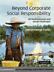 Front cover of Beyond Corporate Social Responsibility by Jedrzej George Frynas