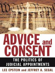 Cover of Advice and Consent by Lee Epstein