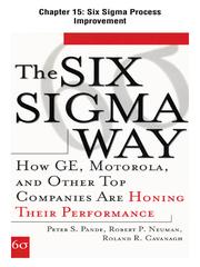 Cover of Six Sigma Process Improvement by Peter Pande