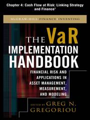 Cover of Cash Flow at Risk: Linking Strategy and Finance by Greg N Gregoriou