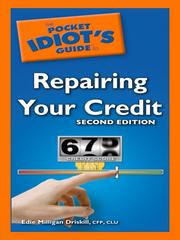 Front cover of The Pocket Idiot's Guide to Repairing Your Credit by Edie Milligan Driskill