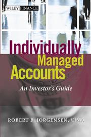 Cover of Individually Managed Accounts by Robert B Jorgensen