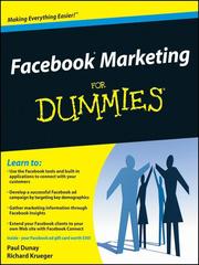 Front cover of Facebook Marketing For Dummies® by Paul Dunay