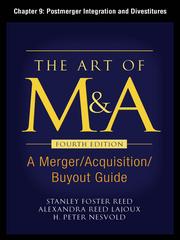 Front cover of Postmerger Integration and Divestitures by Stanley Foster Reed
