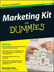 Cover of Marketing Kit for Dummies® by Alexander Hiam