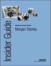 Cover of Morgan Stanley:  The WetFeet Insider Guide by WetFeet Staff