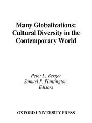 Cover of Many Globalizations by Peter L Berger