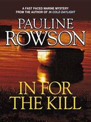 Cover of In For The Kill by Pauline Rowson