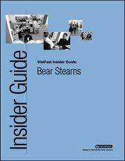 Cover of Bear Stearns: The WetFeet Insider Guide by WetFeet Staff