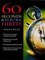 Cover of 60 Seconds & You’re Hired by Robin Ryan