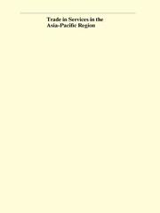 Cover of Trade in Services in the Asia-Pacific Region by Takatoshi Itō