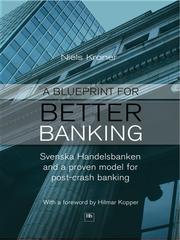 Front cover of A Blueprint for Better Banking by Niels Kroner