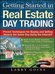 Front cover of Getting Started in Real Estate Day Trading by Larry Goins